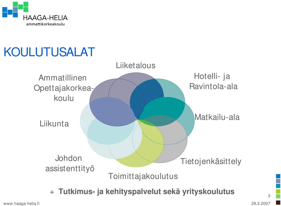 Johdon assistenttityö Toimittajakoulutus