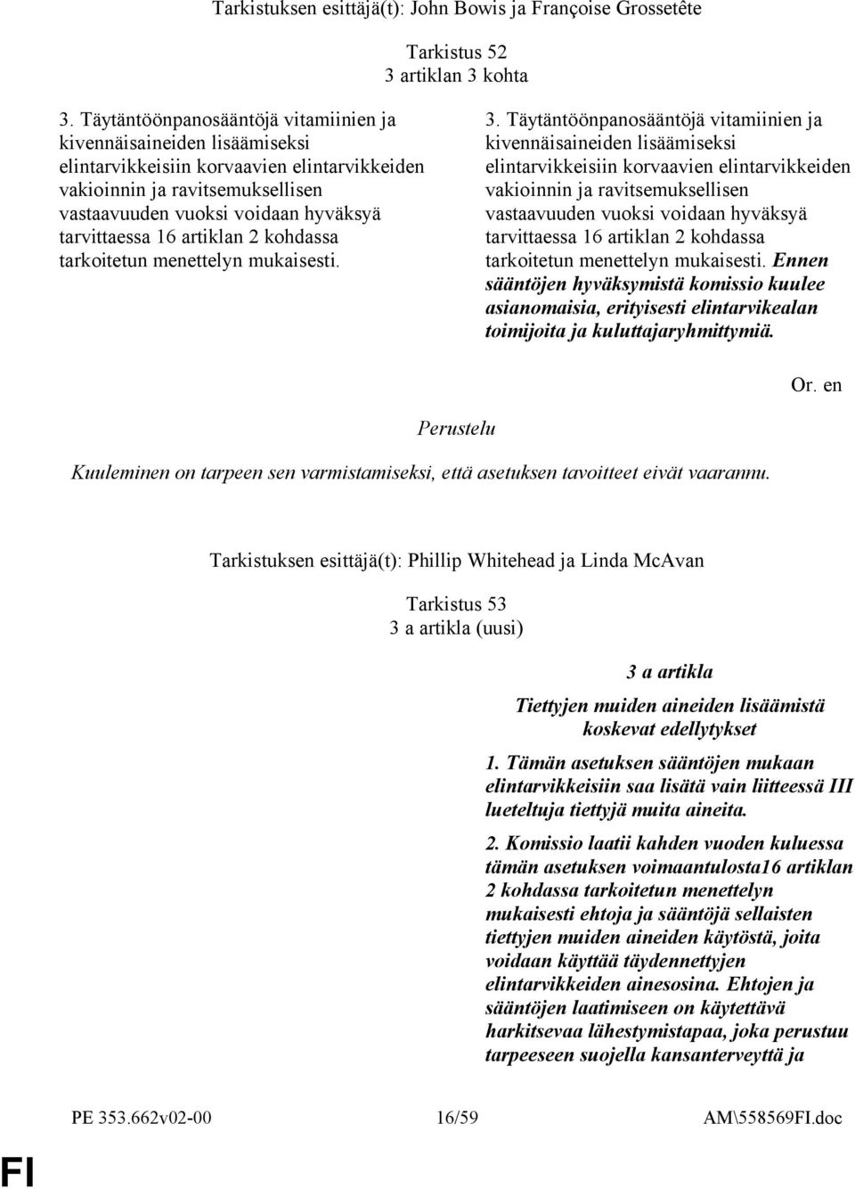 16 artiklan 2 kohdassa tarkoitetun menettelyn mukaisesti. 3.  16 artiklan 2 kohdassa tarkoitetun menettelyn mukaisesti.