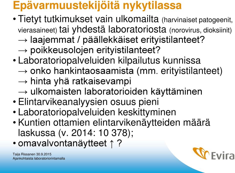 Laboratoriopalveluiden kilpailutus kunnissa onko hankintaosaamista (mm.