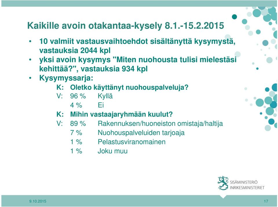 nuohousta tulisi mielestäsi kehittää?