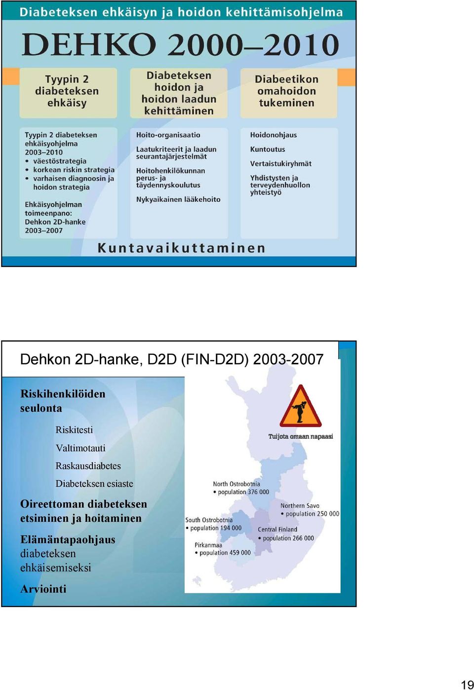 Diabeteksen esiaste Oireettoman diabeteksen etsiminen ja