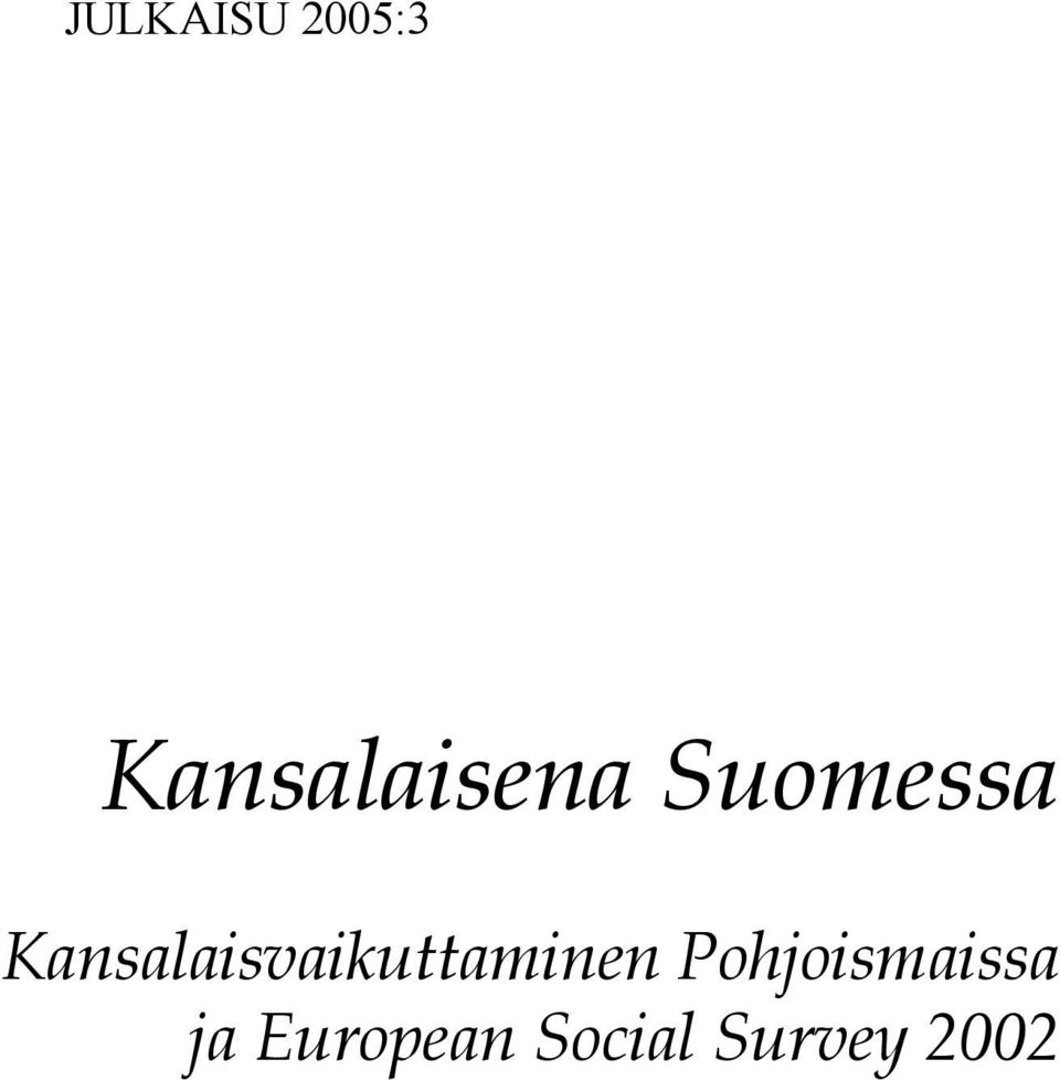 Kansalaisvaikuttaminen