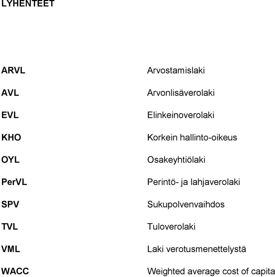 hallinto-oikeus Osakeyhtiölaki Perintö- ja lahjaverolaki