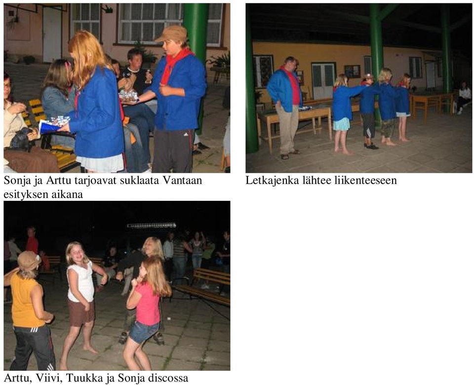 aikana Letkajenka lähtee