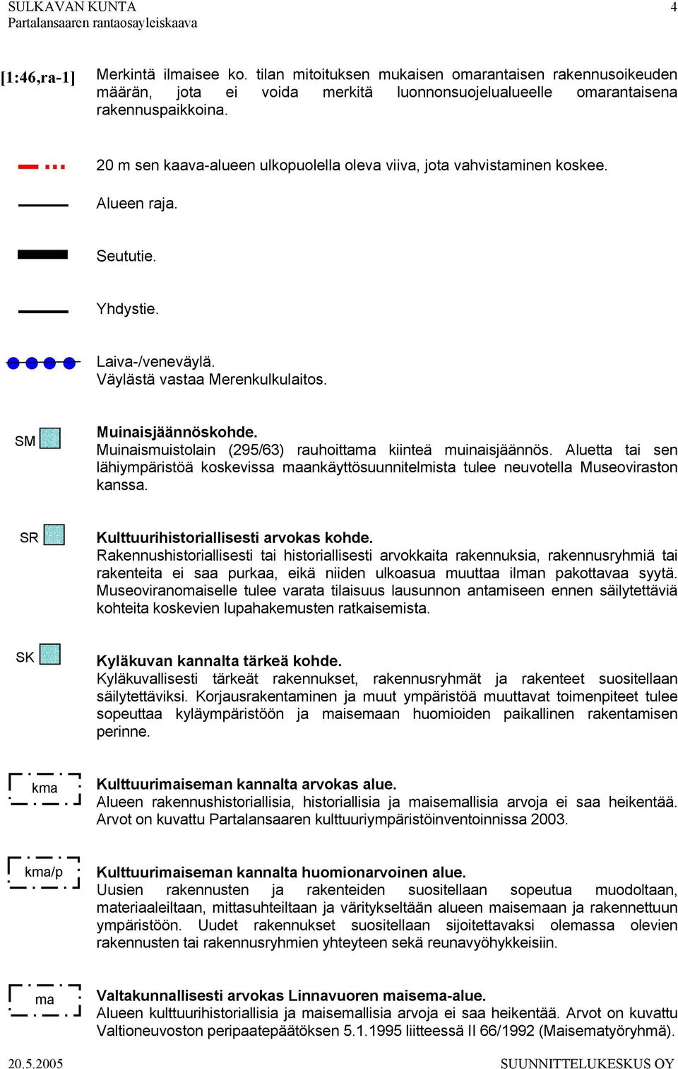 Muinaismuistolain (295/63) rauhoittama kiinteä muinaisjäännös. Aluetta tai sen lähiympäristöä koskevissa maankäyttösuunnitelmista tulee neuvotella Museoviraston kanssa.