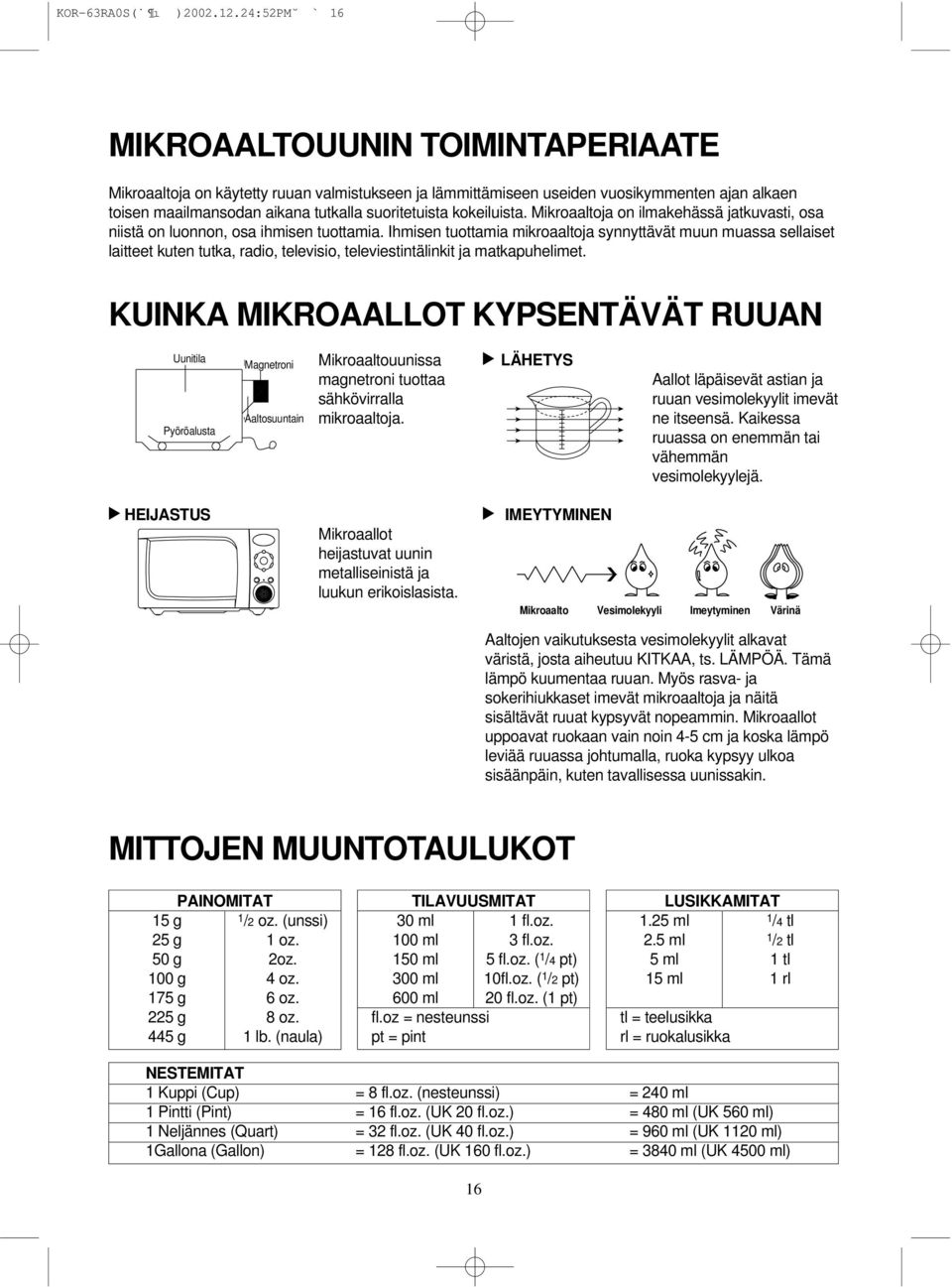 kokeiluista. Mikroaaltoja on ilmakehässä jatkuvasti, osa niistä on luonnon, osa ihmisen tuottamia.