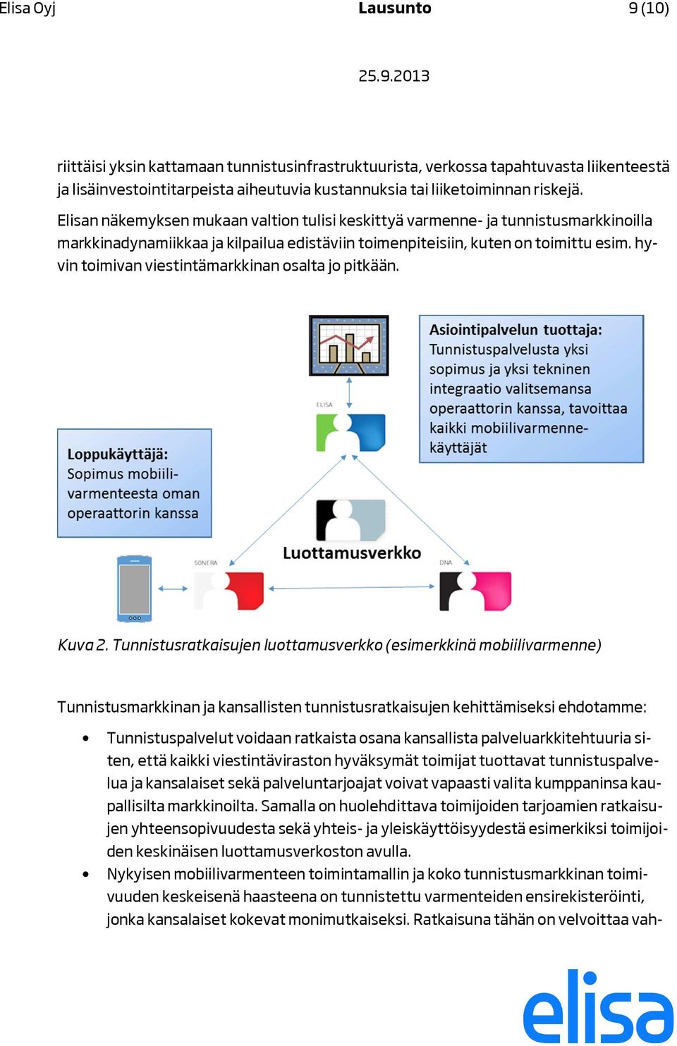 hyvin toimivan viestintämarkkinan osalta jo pitkään. Kuva 2.