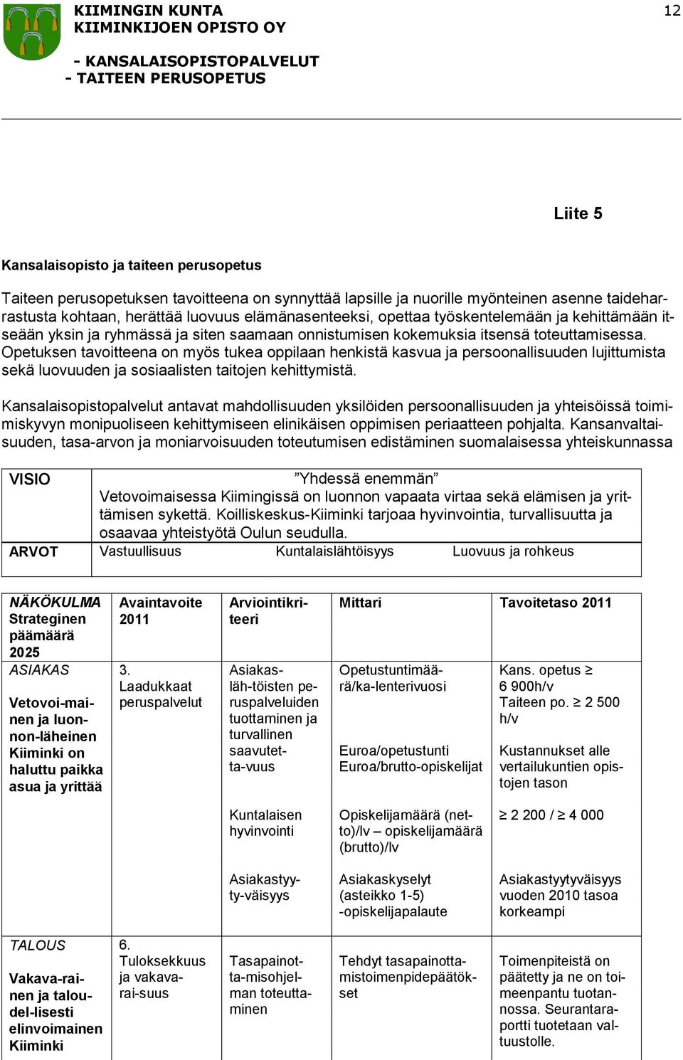 Opetuksen tavoitteena on myös tukea oppilaan henkistä kasvua ja persoonallisuuden lujittumista sekä luovuuden ja sosiaalisten taitojen kehittymistä.