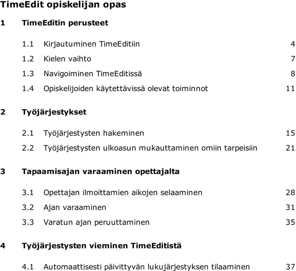 Työjärjestykset 2.1 2.