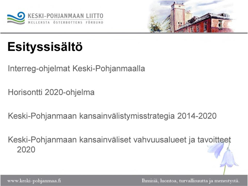 Keski-Pohjanmaan kansainvälistymisstrategia