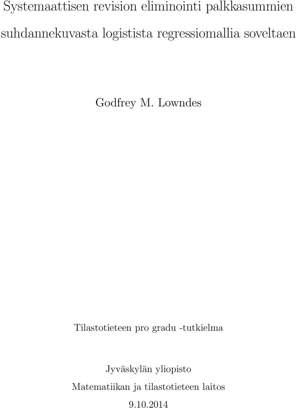 Godfrey M.