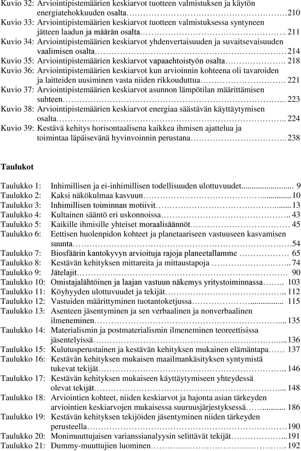 . 211 Kuvio 34: Arviointipistemäärien keskiarvot yhdenvertaisuuden ja suvaitsevaisuuden vaalimisen osalta 214 Kuvio 35: Arviointipistemäärien keskiarvot vapaaehtoistyön osalta.