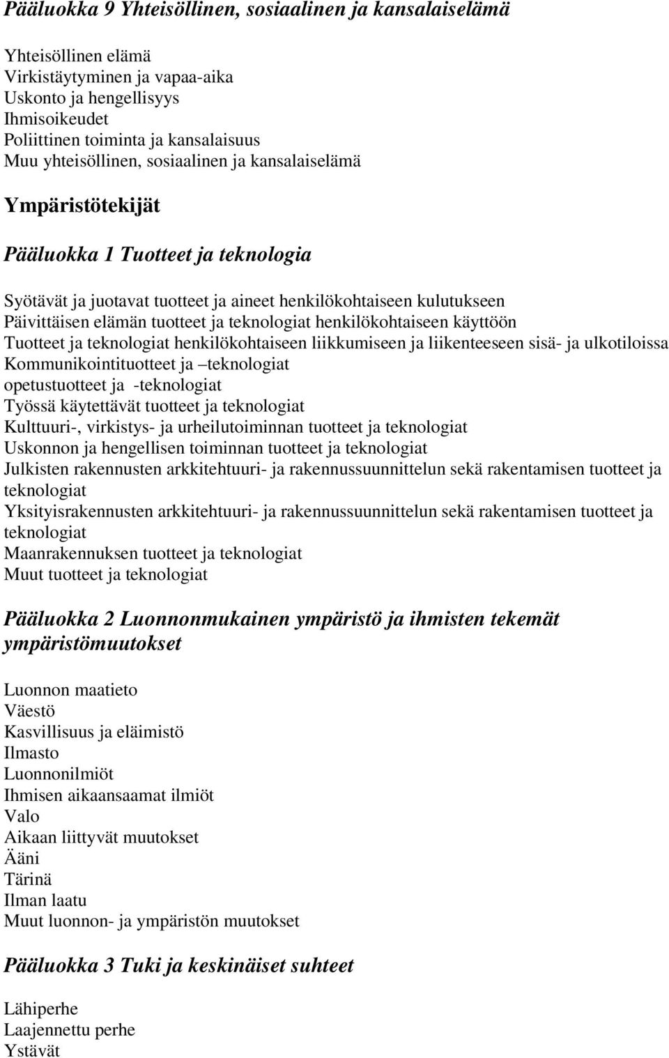 teknologiat henkilökohtaiseen käyttöön Tuotteet ja teknologiat henkilökohtaiseen liikkumiseen ja liikenteeseen sisä- ja ulkotiloissa Kommunikointituotteet ja teknologiat opetustuotteet ja