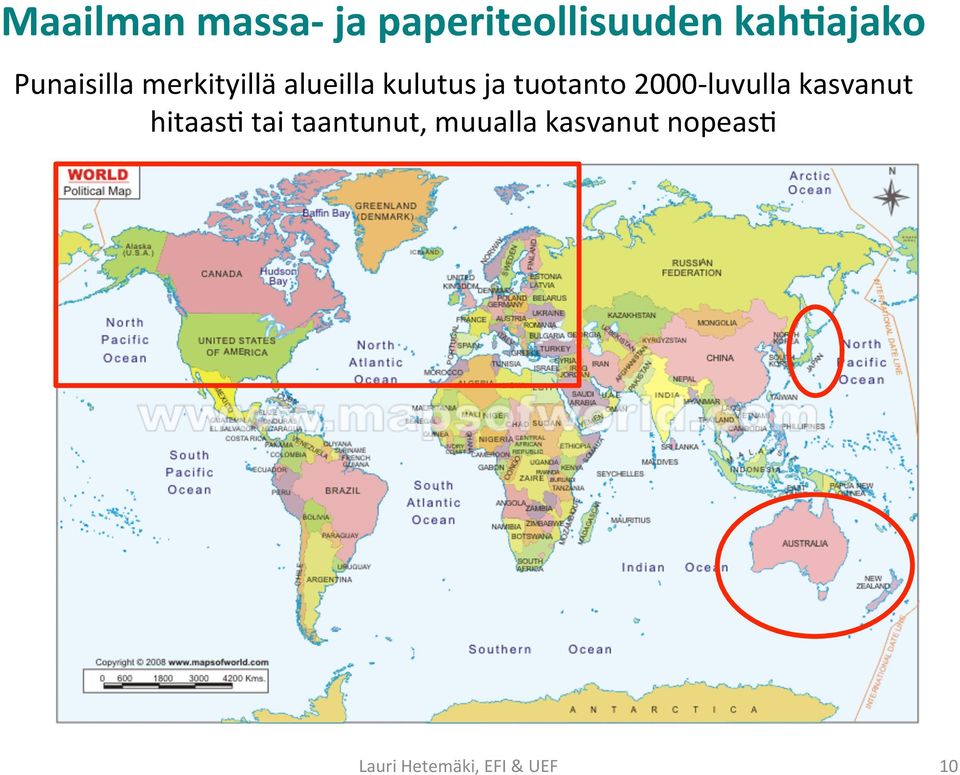 kulutus ja tuotanto 2000- luvulla kasvanut