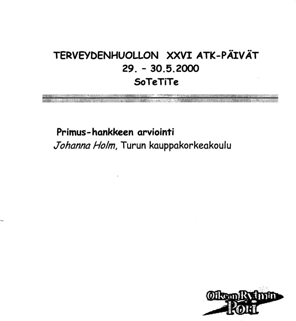 2000 SoTeTiTe Prirnus-