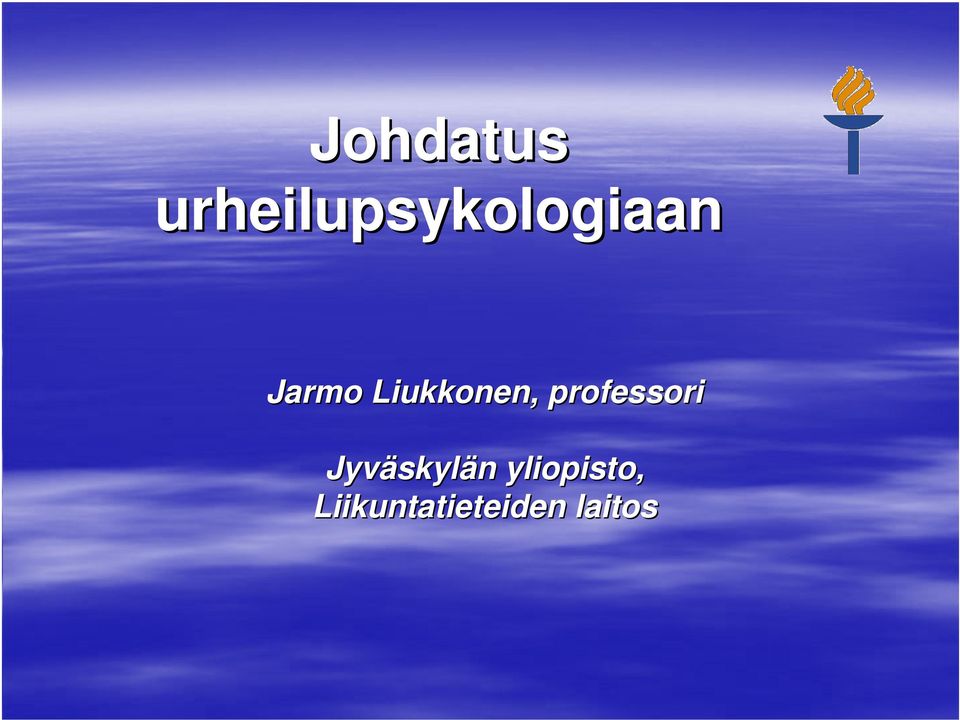 Liukkonen, professori