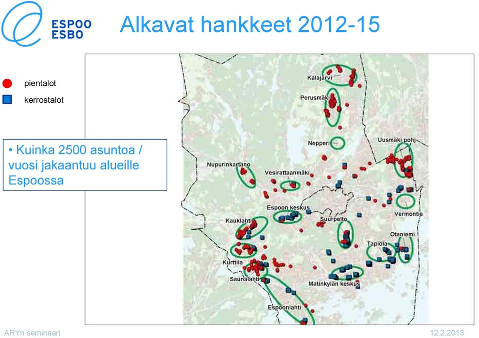Kuinka 2500 asuntoa /