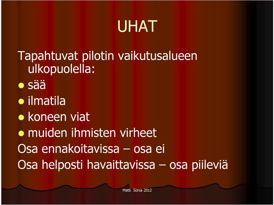 muiden ihmisten virheet Osa