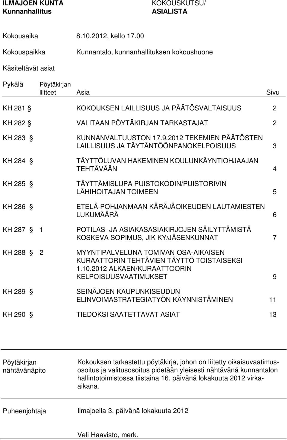 283 KH 284 KH 285 KH 286 KH 287 1 KH 288 2 KH 289 