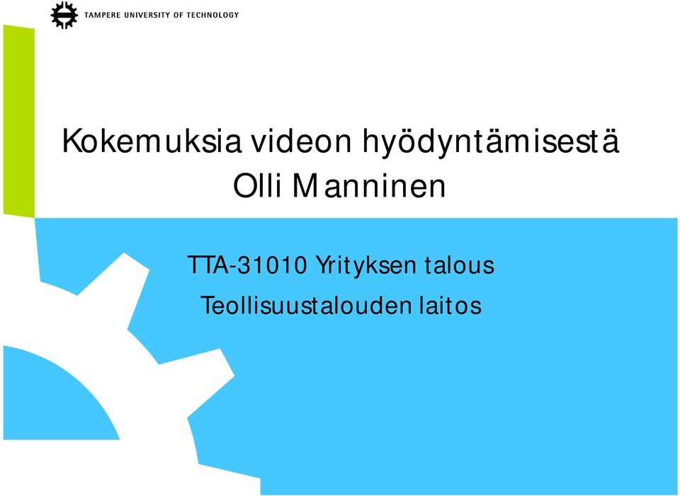 Manninen TTA-31010