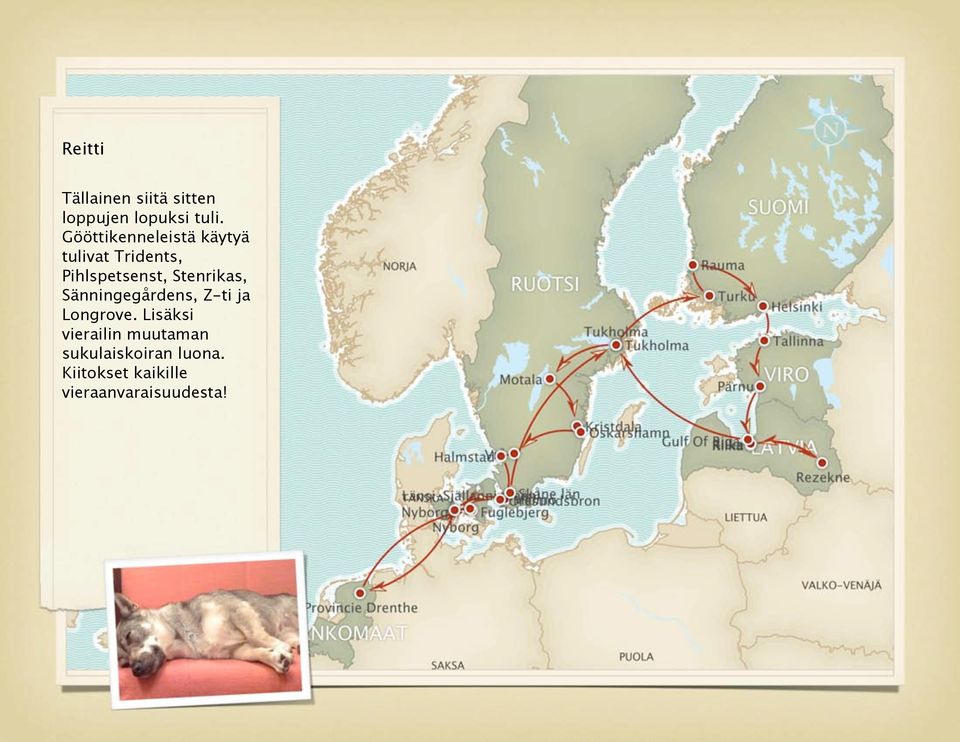 Stenrikas, Sänningegårdens, Z-ti ja Longrove.