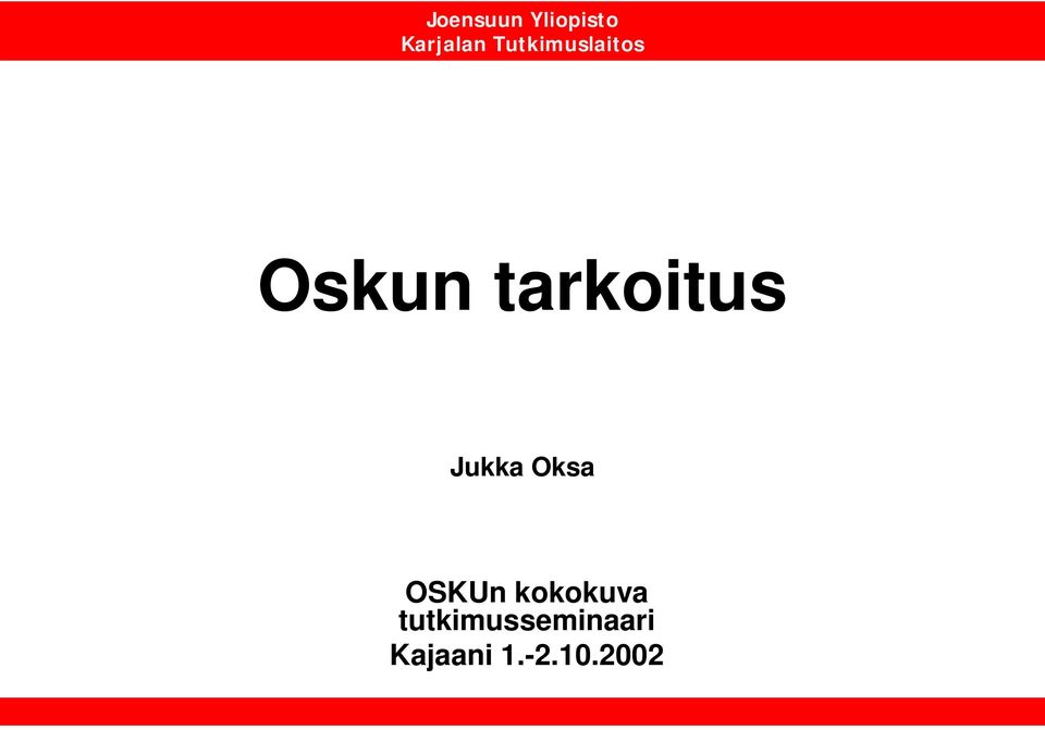 Jukka Oksa OSKUn kokokuva