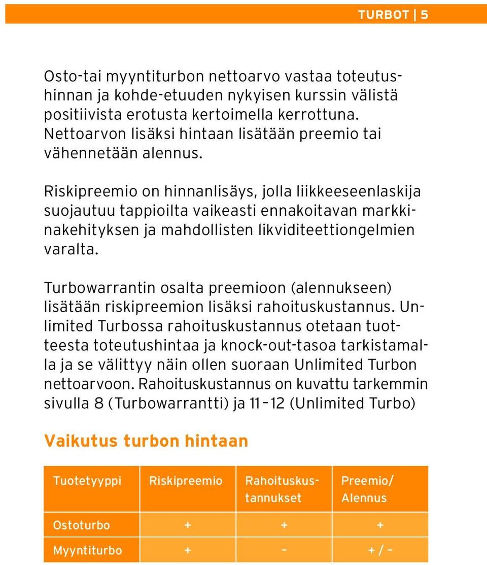 Riskipreemio on hinnanlisäys, jolla liikkeeseenlaskija suojautuu tappioilta vaikeasti ennakoitavan markkinakehityksen ja mahdollisten likviditeettiongelmien varalta.