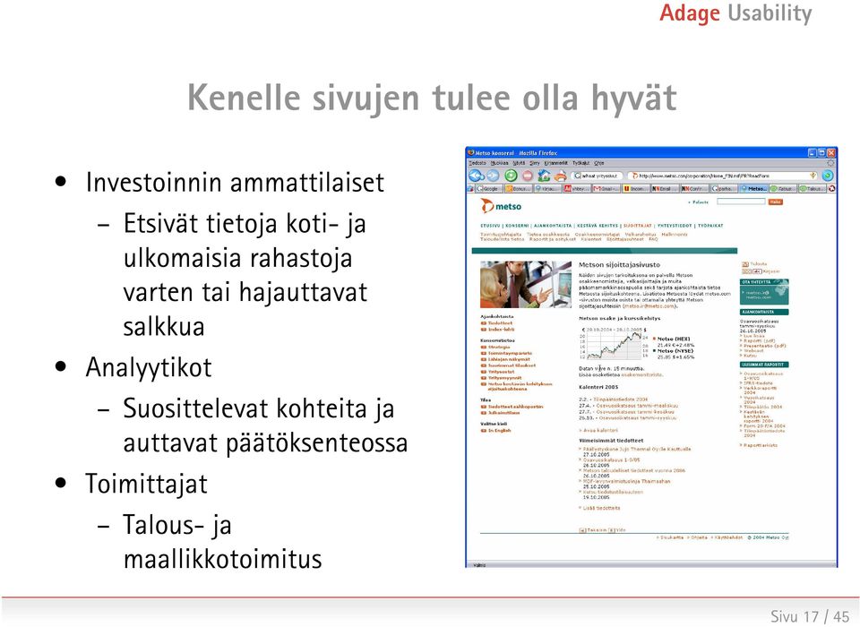 hajauttavat salkkua Analyytikot Suosittelevat kohteita ja