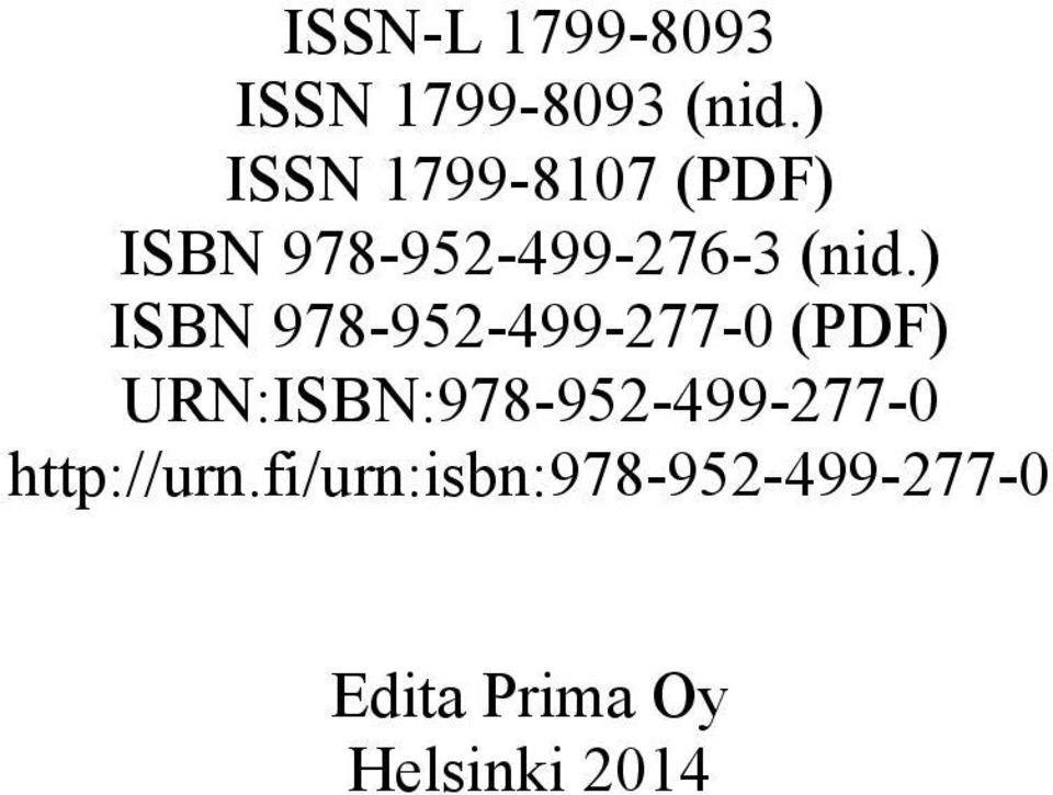 ) ISBN 978-952-499-277-0 (PDF)