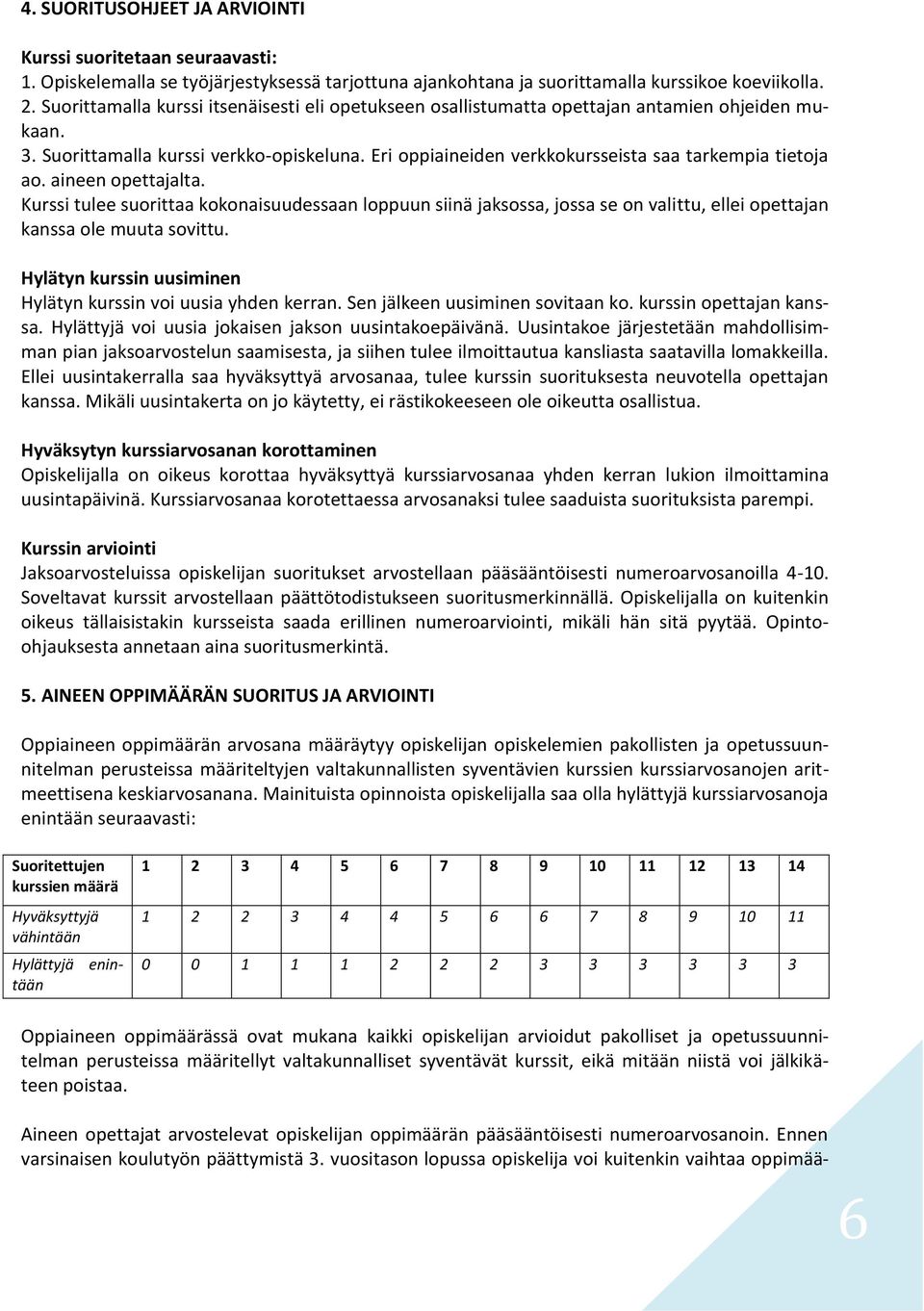 Eri oppiaineiden verkkokursseista saa tarkempia tietoja ao. aineen opettajalta.