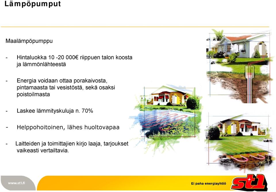 sekä osaksi poistoilmasta Laskee lämmityskuluja n.