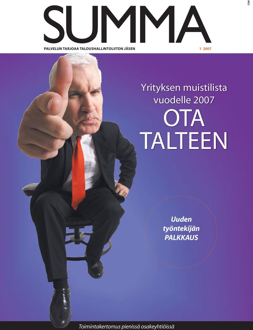 muistilista vuodelle 2007 OTA TALTEEN Uuden