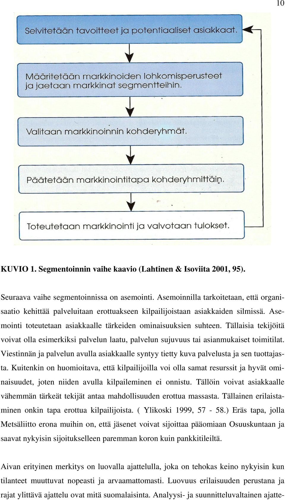 Tällaisia tekijöitä voivat olla esimerkiksi palvelun laatu, palvelun sujuvuus tai asianmukaiset toimitilat. Viestinnän ja palvelun avulla asiakkaalle syntyy tietty kuva palvelusta ja sen tuottajasta.