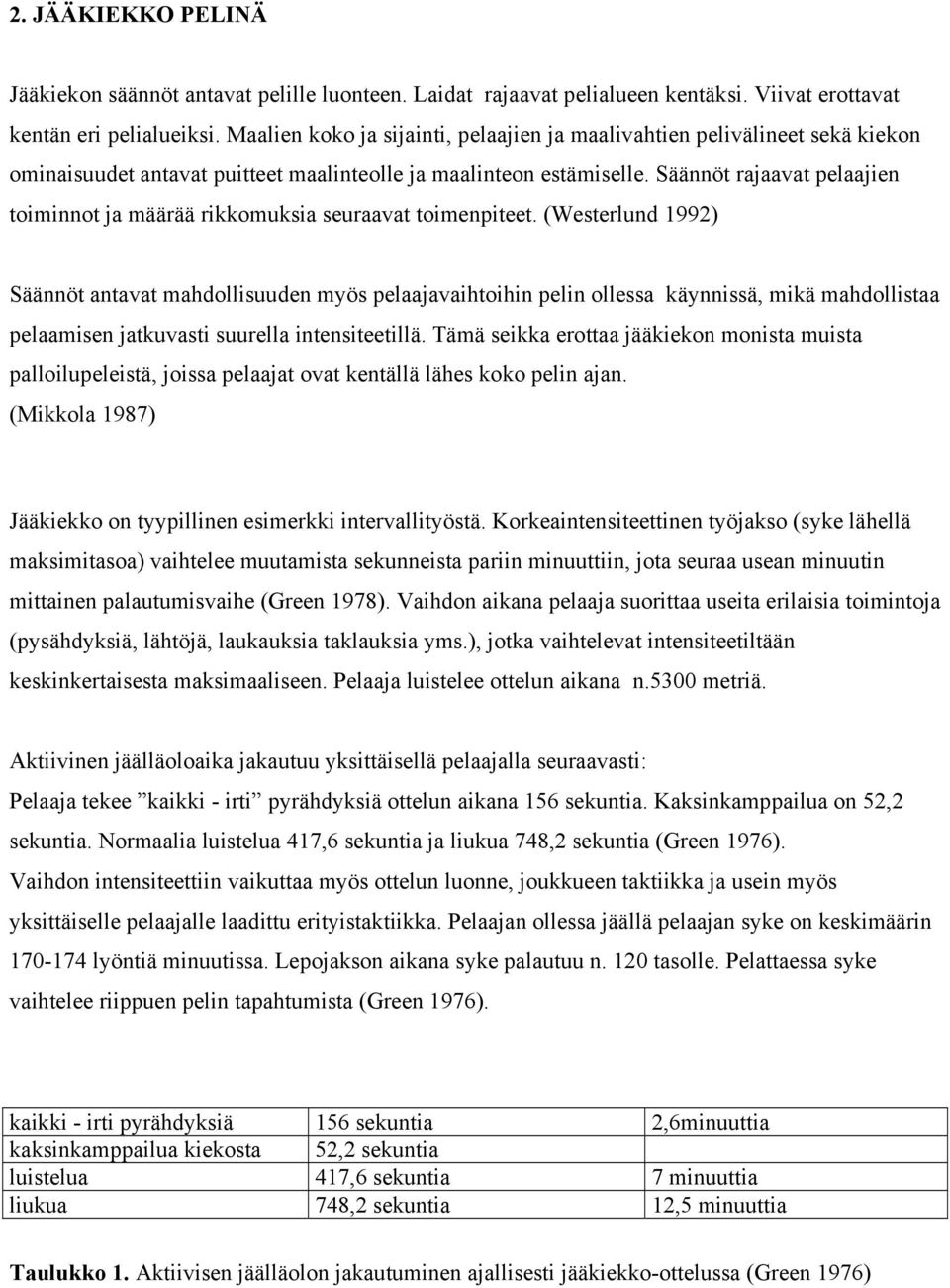 Säännöt rajaavat pelaajien toiminnot ja määrää rikkomuksia seuraavat toimenpiteet.