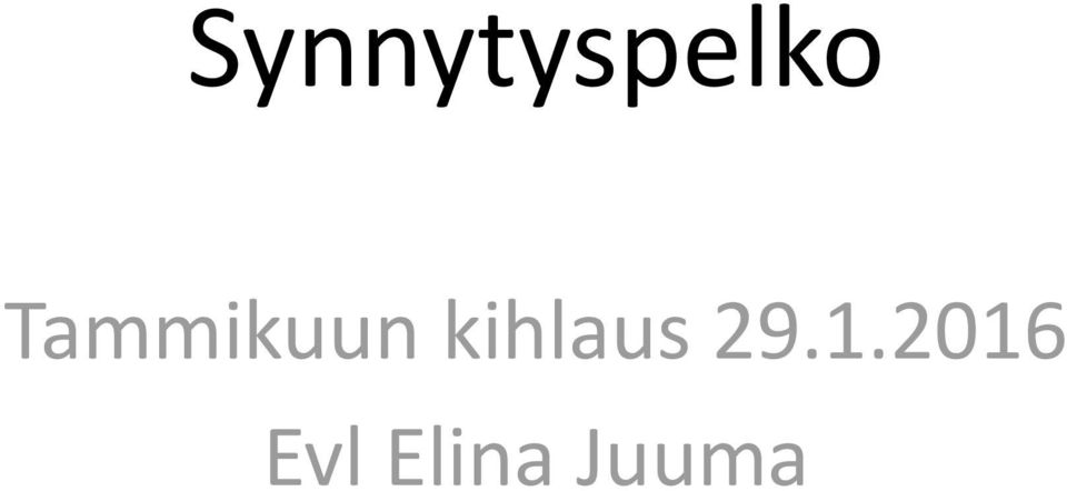 kihlaus 29.1.