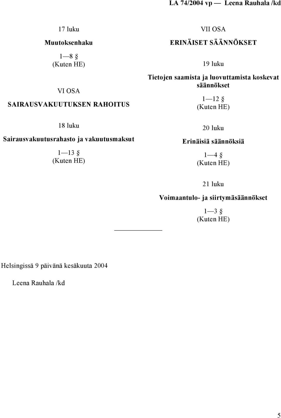 Tietojen saamista ja luovuttamista koskevat säännökset 1 12 20 luku Erinäisiä