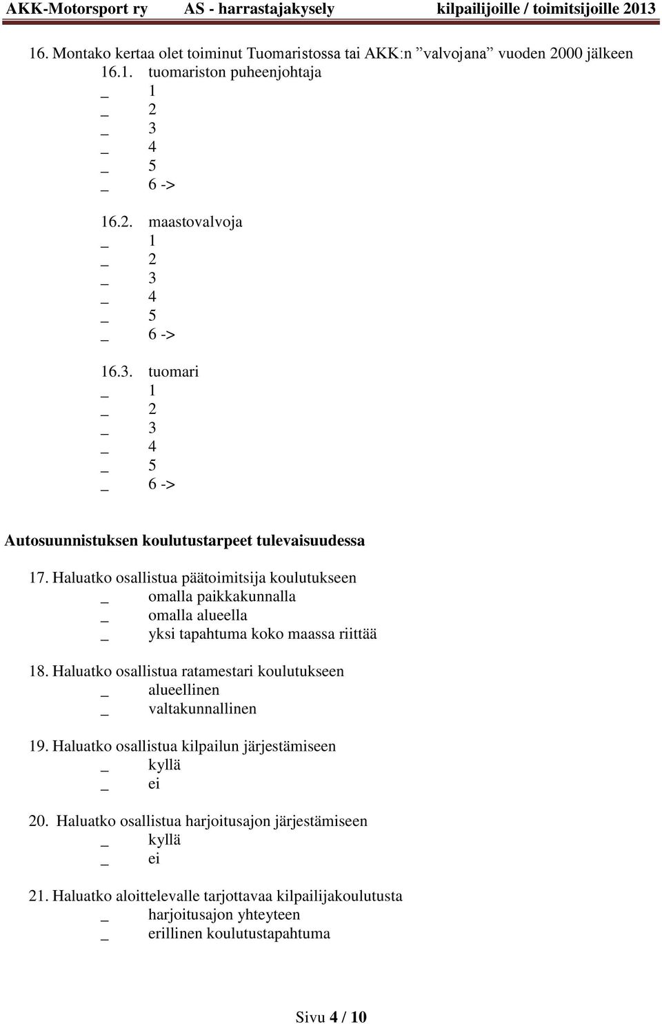 Haluatko osallistua päätoimitsija koulutukseen _ omalla paikkakunnalla _ omalla alueella _ yksi tapahtuma koko maassa riittää 18.