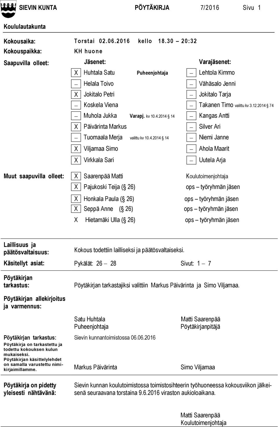 Timo valittu kv 3.12.2014 