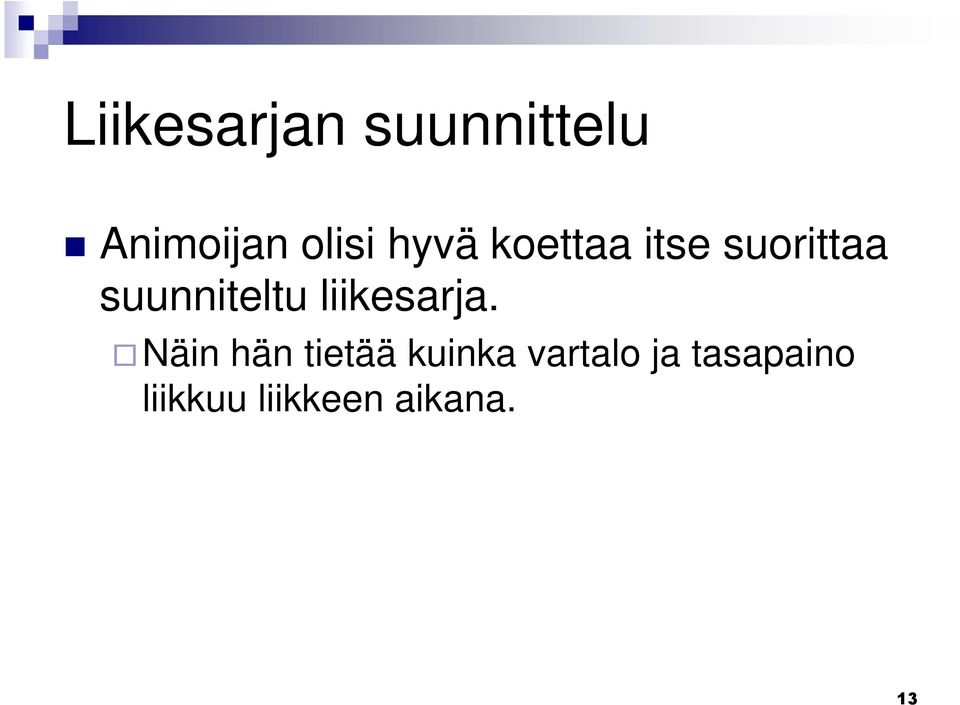 liikesarja.
