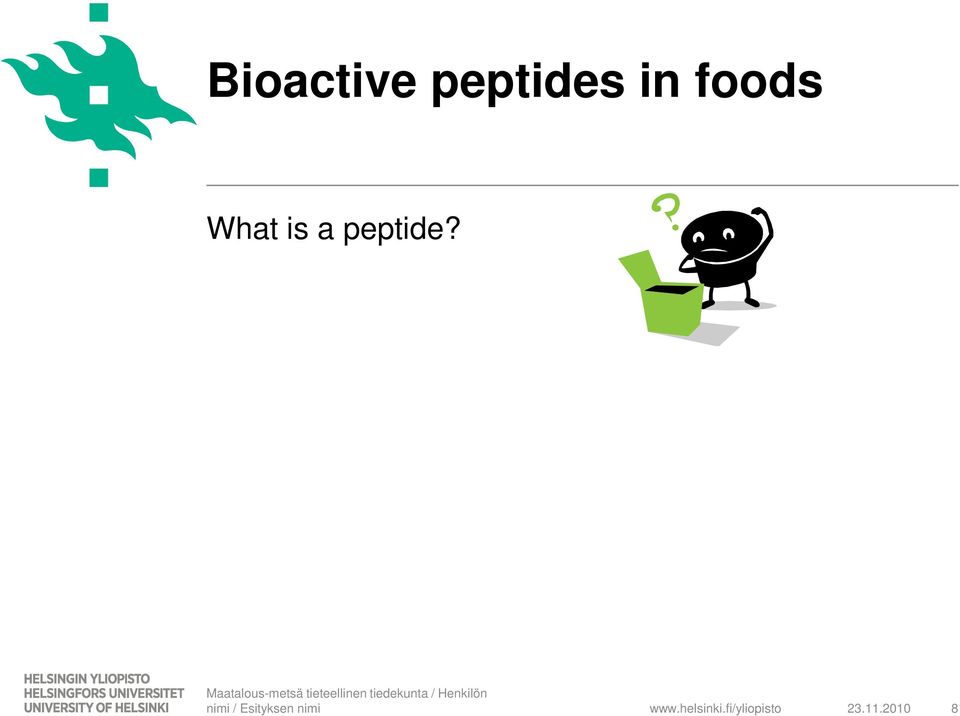 peptide? www.helsinki.