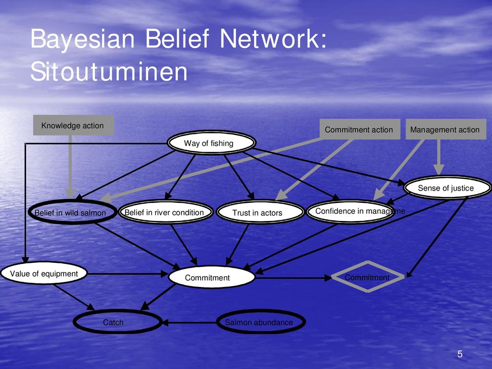 Belief in river condition Trust in actors Trust Confidence in management