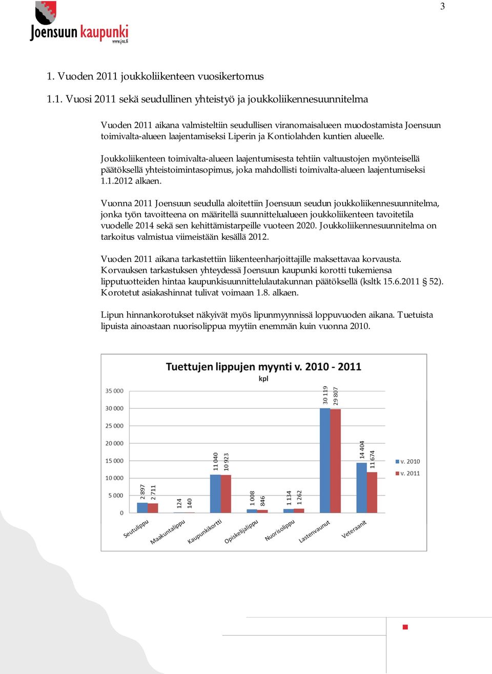 Joukkoliikenteen toimivalta-alueen laajentumisesta tehtiin valtuustojen myönteisellä päätöksellä yhteistoimintasopimus, joka mahdollisti toimivalta-alueen laajentumiseksi 1.1.2012 alkaen.