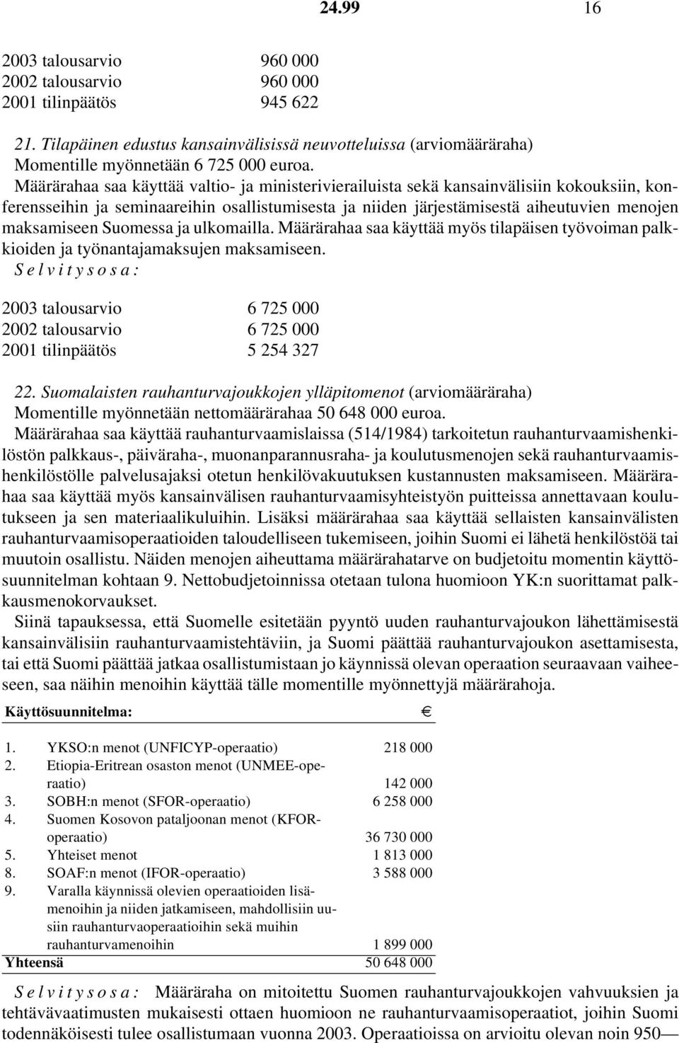 Suomessa ja ulkomailla. Määrärahaa saa käyttää myös tilapäisen työvoiman palkkioiden ja työnantajamaksujen maksamiseen.