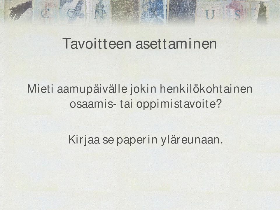 henkilökohtainen osaamis- tai