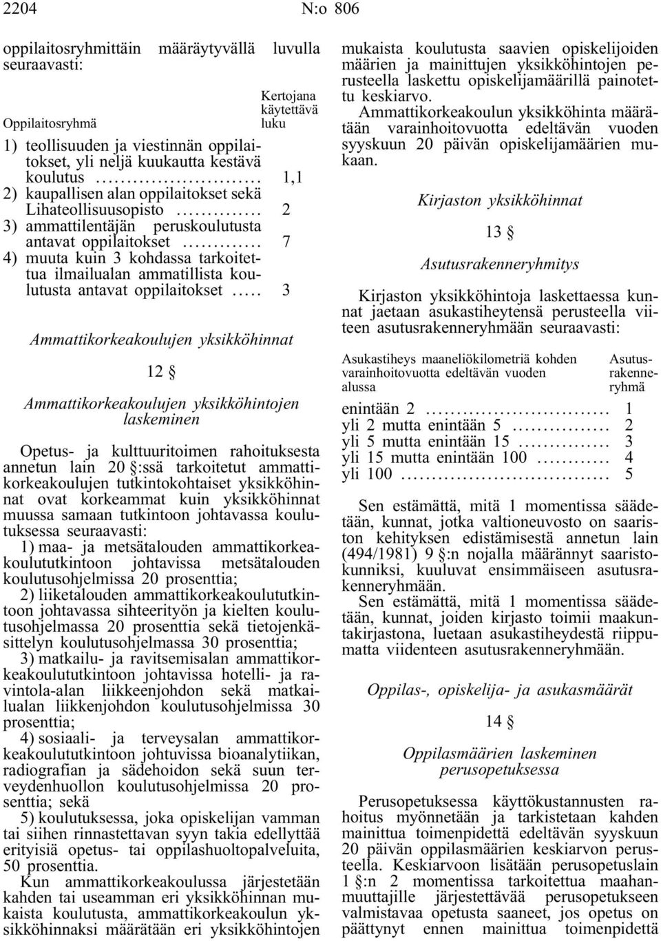 .. 7 4) muuta kuin 3 kohdassa tarkoitettua ilmailualan ammatillista koulutusta antavat oppilaitokset.