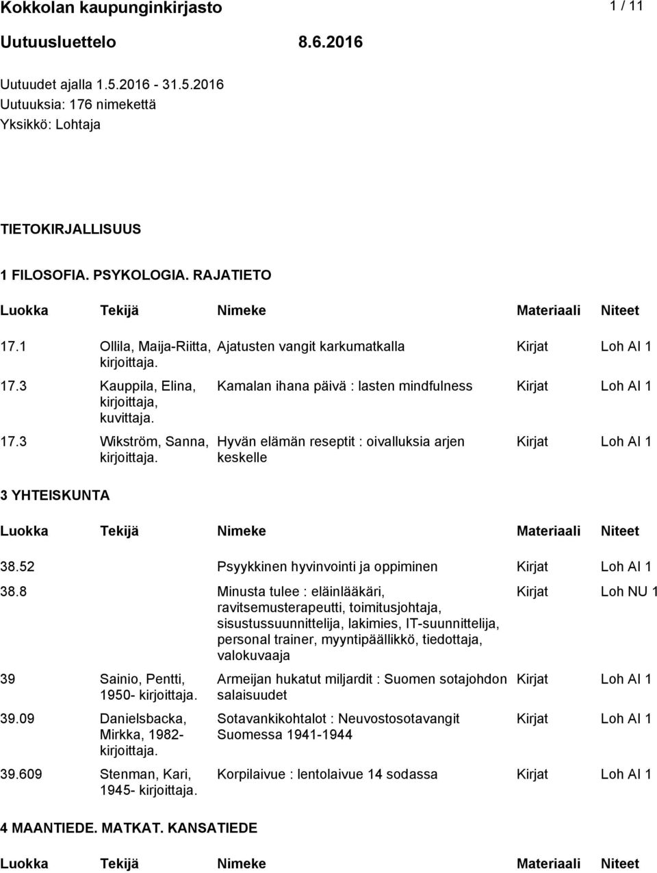 52 Psyykkinen hyvinvointi ja oppiminen 38.