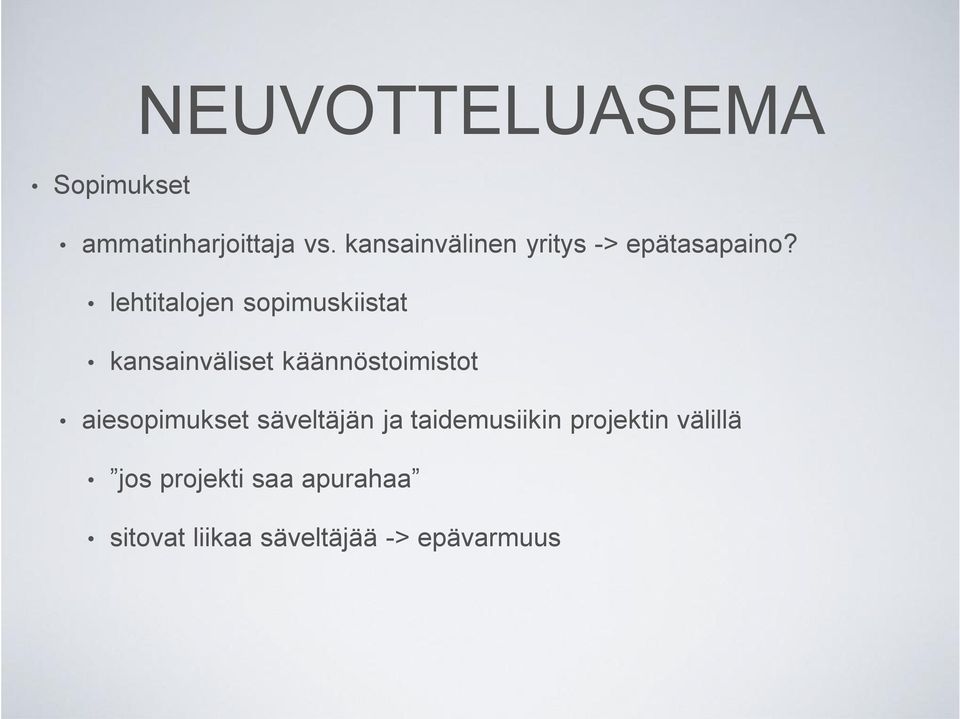 lehtitalojen sopimuskiistat kansainväliset käännöstoimistot