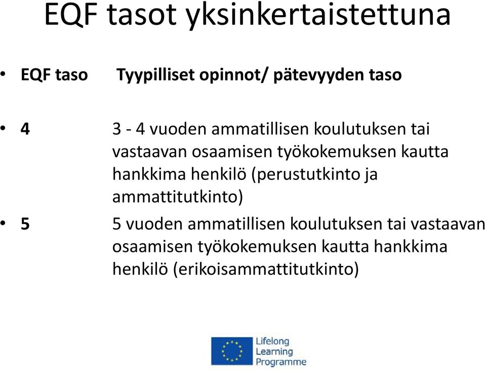 hankkima henkilö (perustutkinto ja ammattitutkinto) 5 5  hankkima henkilö