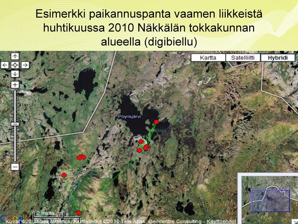 huhtikuussa 2010 Näkkälän