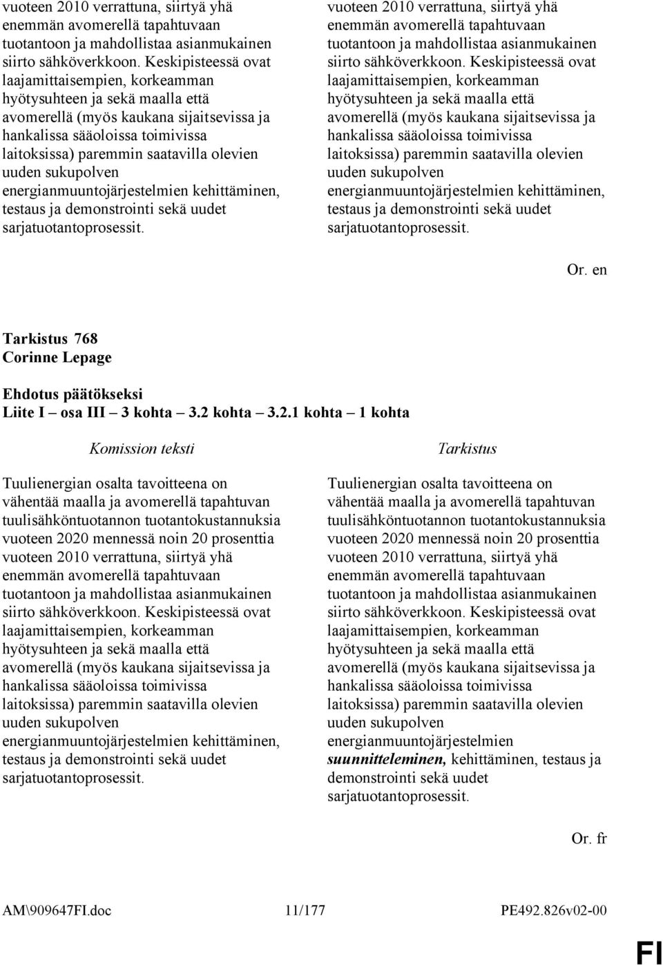 uuden sukupolven energianmuuntojärjestelmien kehittäminen, testaus ja demonstrointi sekä uudet sarjatuotantoprosessit.